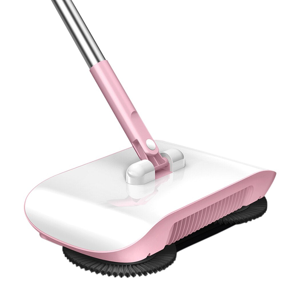 Hand Push Sweeper Household Broom Dustpan Mop Floor All-in-one Machine Gift Mop Sweeper.
